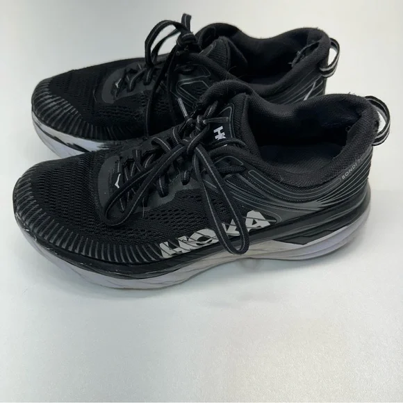 Hoka One One Bondi 7 Womens Size 7D Wide Shoes Sneakers - Picture 1 of 9